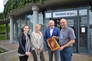 Flanders Expo huist 80 000 honingbijen