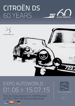 L’exposition 'La Citroën DS a 60 Ans' à Autoworld