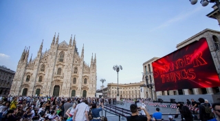 Stranger Things Seizoen 4 lancering in Milaan kiest voor kwaliteit van HD Ledshine