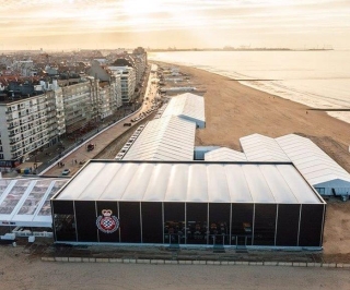 Veldeman bouwt indrukwekkende tijdelijke infrastructuur voor Zoute Grand Prix 2021