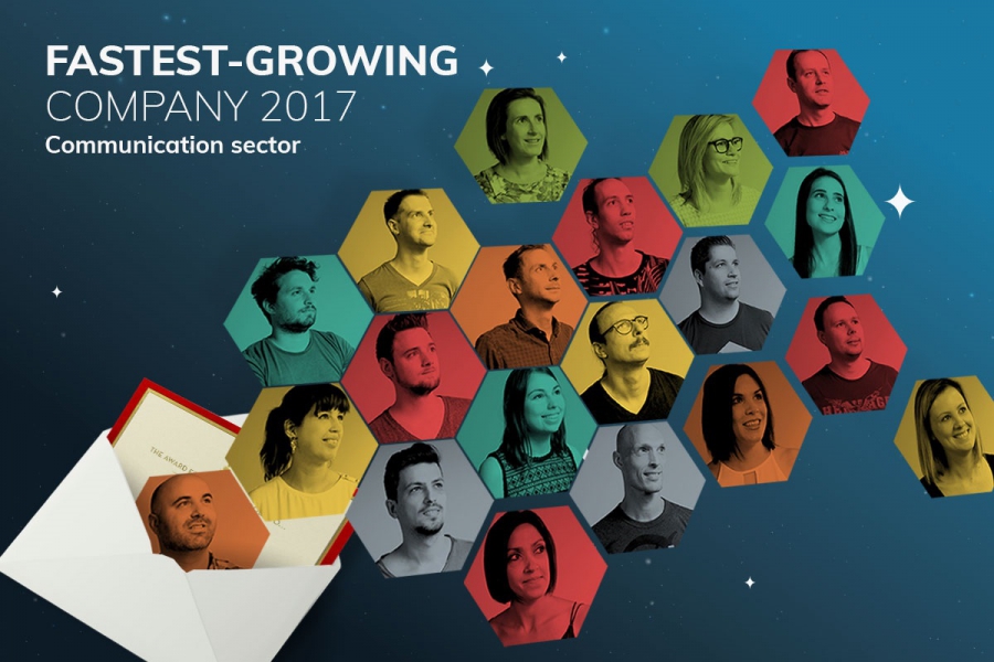Flexmail wint award ‘Fastest-growing company 2017 in sector Communicatie’