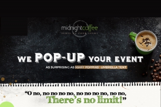 We POP-UP Your Event as surprising as Mary Poppins Umbrella Tent