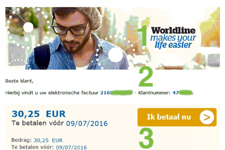 Envoyez une facture avec un CTA percutant