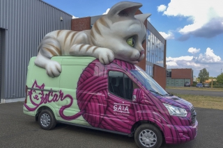 Bowling Brands rekende op Trimex voor de uitvoering van de ‘Catmobil’