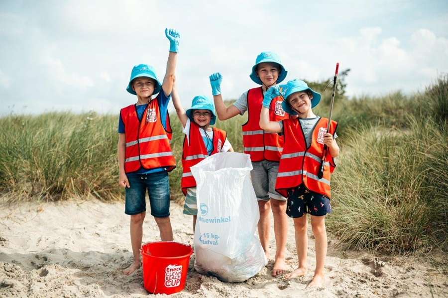 2 tonnes de déchets évacuées lors de l’Eneco Clean Beach Cup 2021