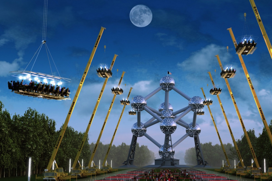 Première mondiale dans le ciel de Bruxelles