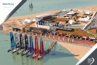 Losberger De Boer Officiële leverancier voor Volvo Ocean Race Finish Den Haag
