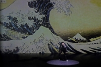 Panasonic projectoren verleggen grenzen van performancekunst met 'the Life of Hokusai'