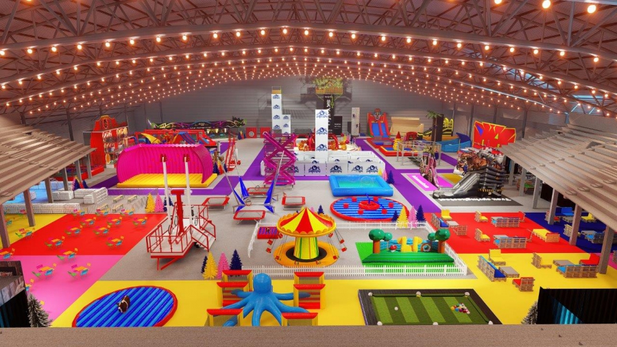 The Fungroup bouwt grootste pop-up indoor attractiepark tijdens kerstvakantie in Hasselt