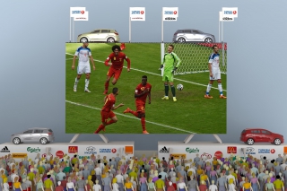 HD*LedShine levert u het grootste scherm van België voor het EK voetbal
