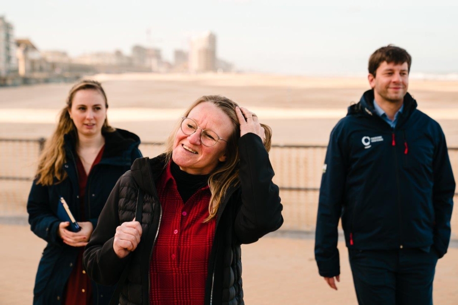 De mondmaskers vallen af - haal een frisse neus in Oostende