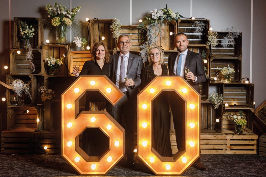 60-jarig jubileum in Blue & White