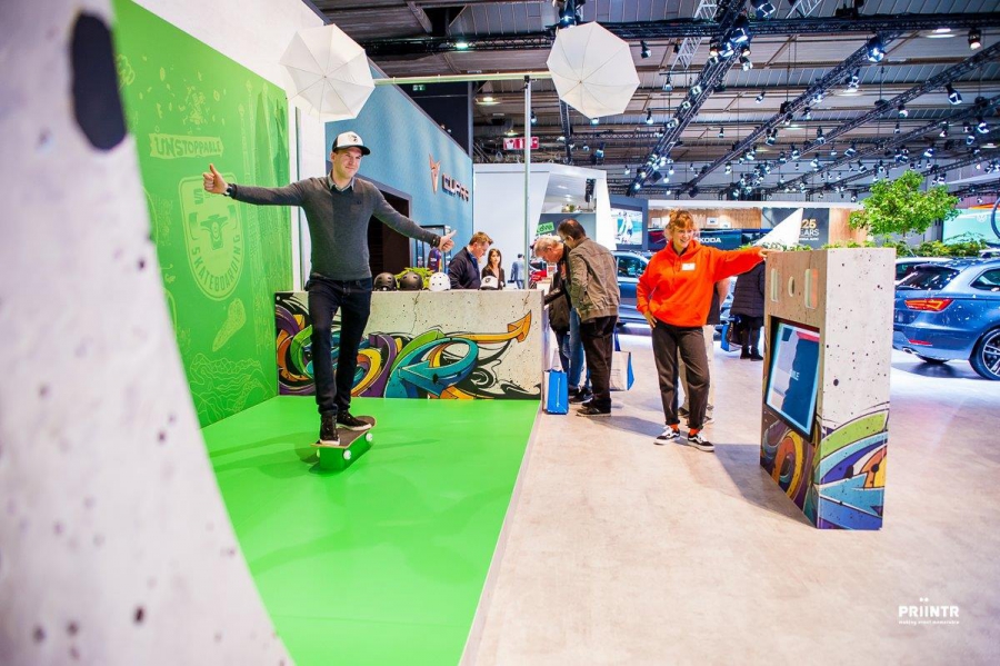 Priintr fait un 360° avec SEAT au salon de l'Auto