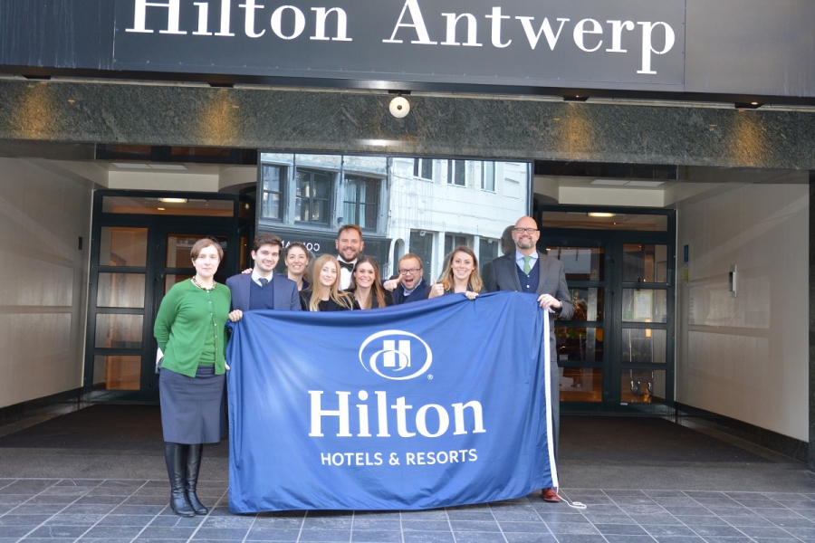 Hilton Antwerp Old Town, un des lieux du CittA Antwerp Urban Trail