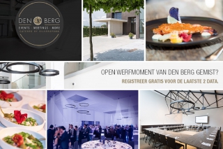 Open werfmoment van nieuwe evenementenlocatie 'Den Berg' gemist? Registreer gratis voor de laatste 2 data.