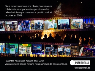 Push To Talk vous souhaite une année riche en belles histoires