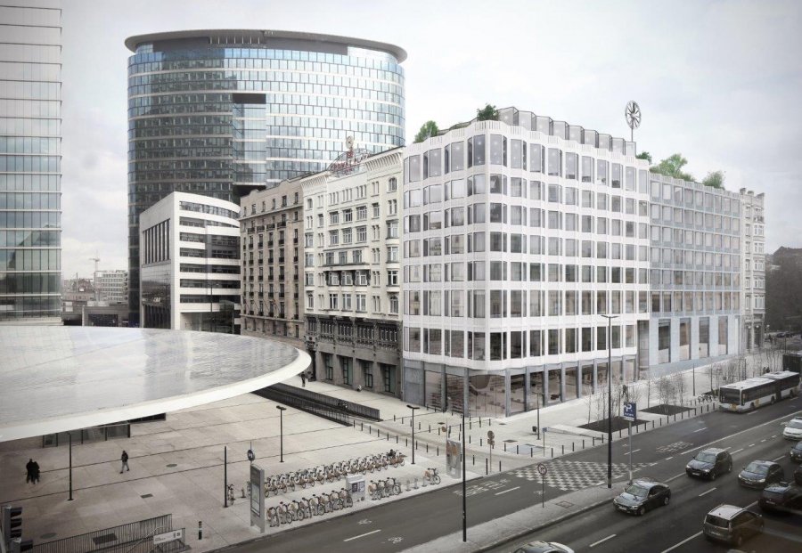 Renovation du Hilton Brussels City &amp; du Crowne Plaza « Le Palace »