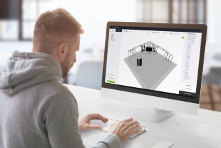 Creatie & opvolging beMatrix standen wordt kinderspel met de beCAD Online Design Tool