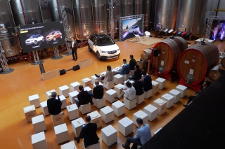 De perslancering van de OPEL Crossland X, een mooie opdracht voor ADC