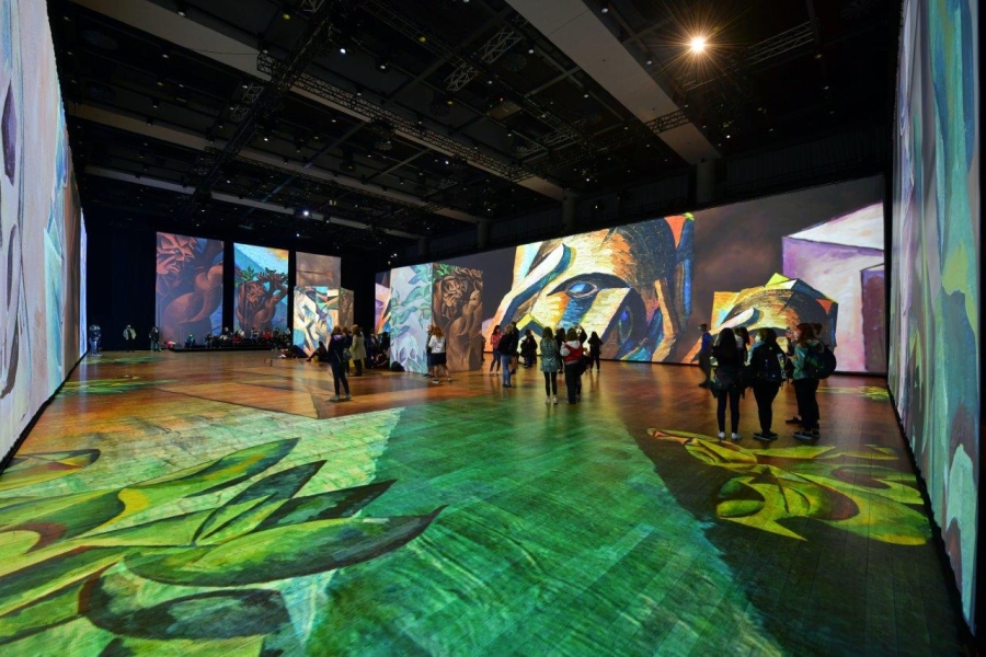 Panasonic projectoren tonen impressionistische meesterwerken in Praag