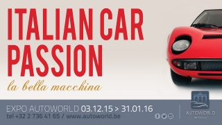 Votre évènement sous le soleil italien à l’Autoworld?