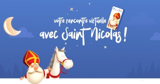 Rencontre virtuelle avec Saint-Nicolas