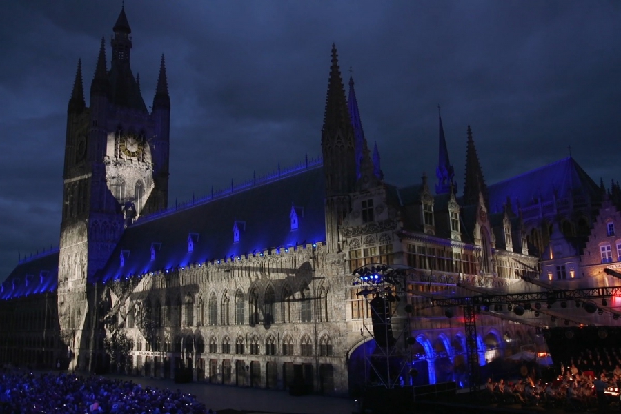 Panasonic levert projectie voor herdenking van de Slag om Passendale