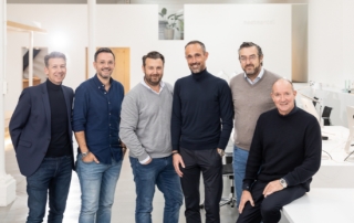 De g. à dr. Tom Bogaert, Tim Van Peteghem, Geert Bogaert, Bartel Van Iseghem, Hans Perquy &amp; Jens Mortier