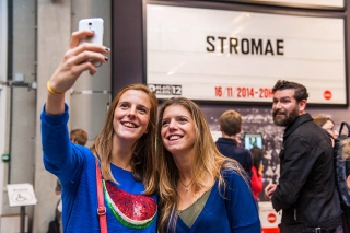 Le Selfie Wall de Lotto au Palais 12 tourne à plein régime !